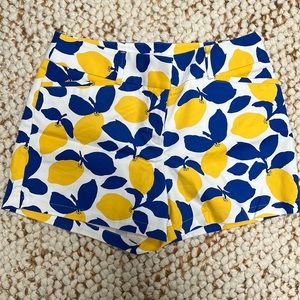Loft shorts. Size 4. Lemon floral print